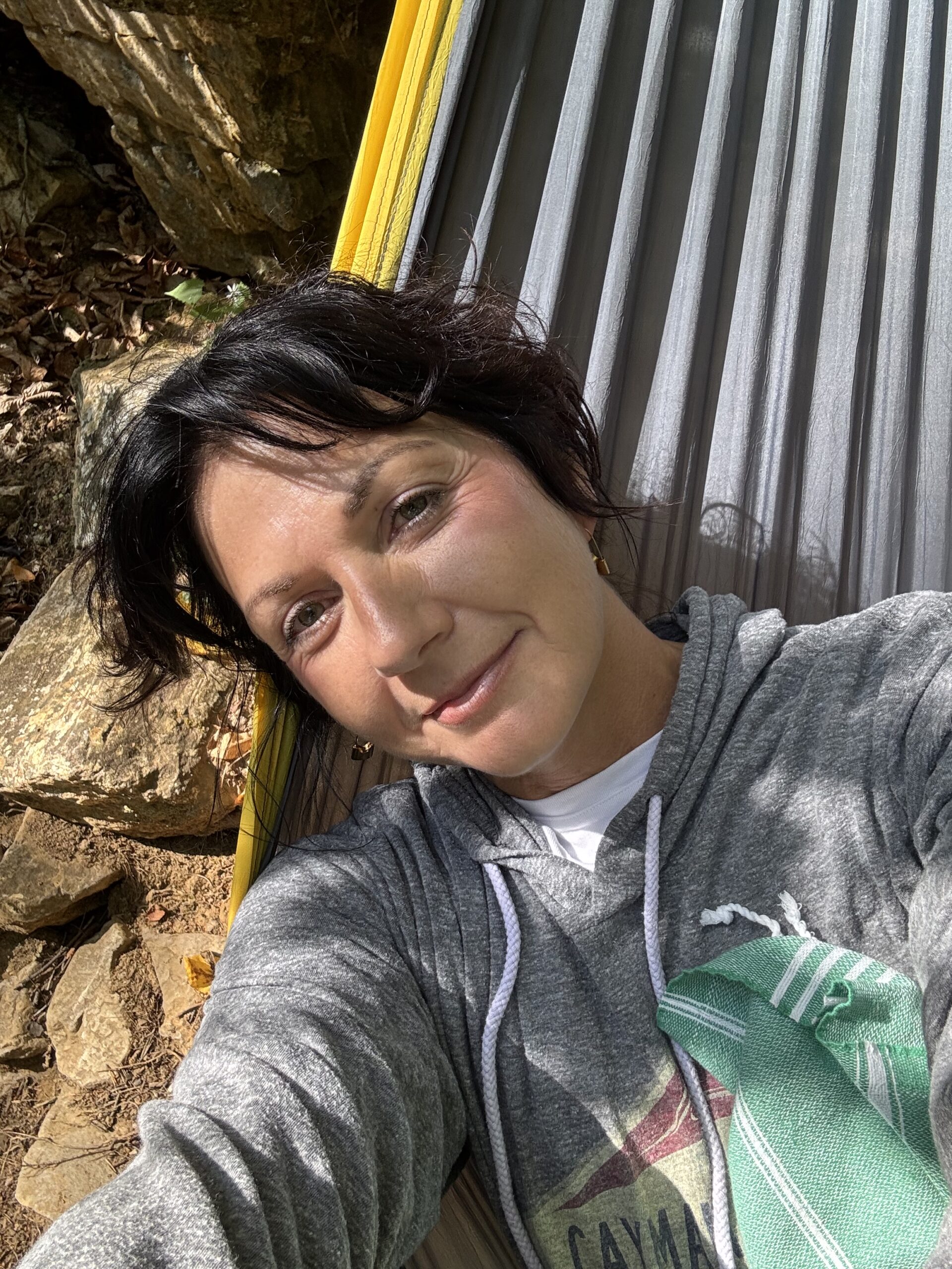 Amy on the road during her Workaway travels